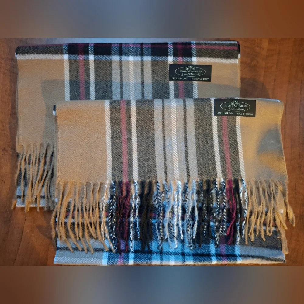 100% Real Cashmere Scarves 4 Designs Available Price Is For One - Picture 6 of 10